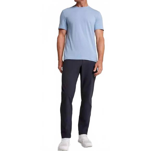 NEW VRST men's limitless athletic fit 5 pocket pants in graphic charcoal